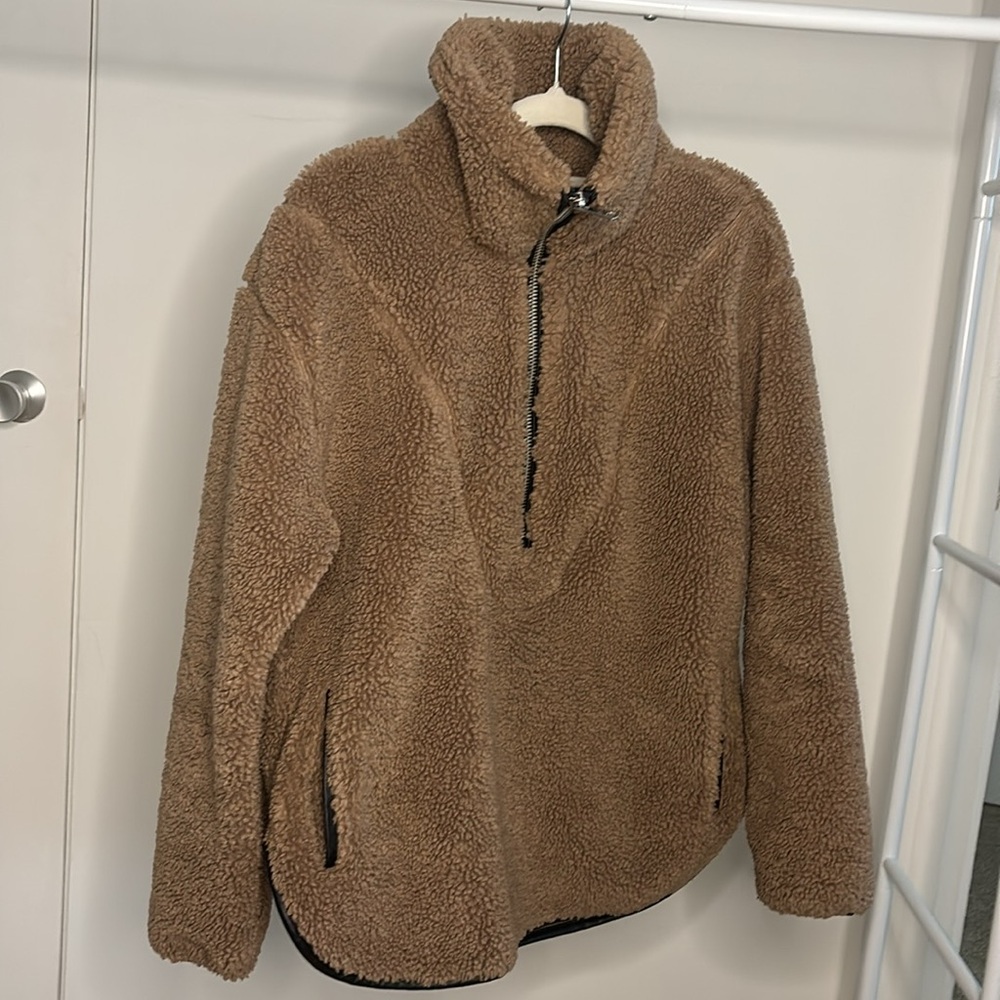 A&F Sherpa Jacket With Long Pocket-A&F- Size Small - image 1